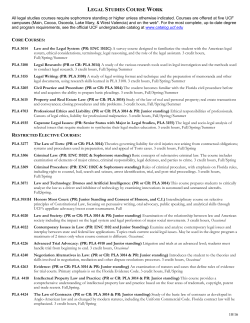 Core and Elective Courses