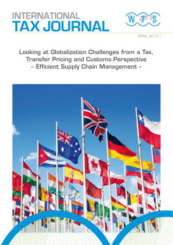 Looking at Globalization Challenges from a Tax