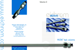 MICRA HPLC Catalog