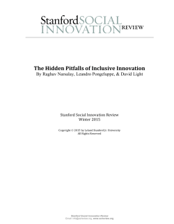The Hidden Pitfalls of Inclusive Innovation
