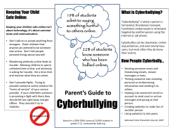 Cyberbullying - Waterbury Public Schools