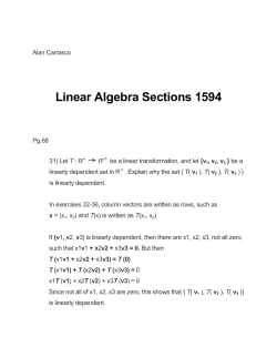 Alan Carrasco HW#4 , pg68 #31, 33, 35,, pg78 #1