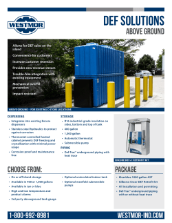 DEF SOlutions - Westmor Industries