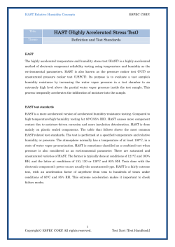HAST (Highly Accelerated Stress Test)