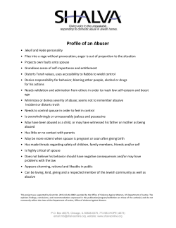Profile of an Abuser