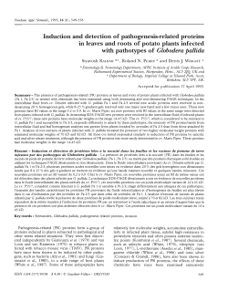 Induction and detection of pathogenesis