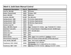 Mark-V, Solid State Manual Control