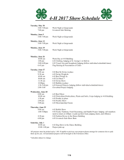 4-H 2017 Show - Ford County Fair