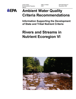 Ecoregion VI: Corn Belt And Northern Great Plains