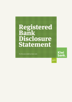 Disclosure Statement