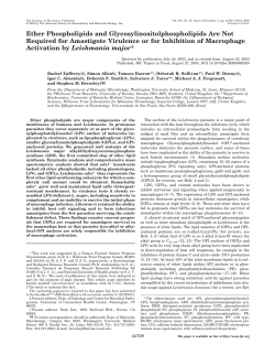 Ether phospholipids and