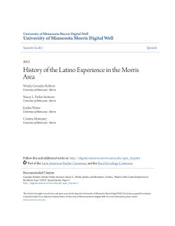 History of the Latino Experience in the Morris Area