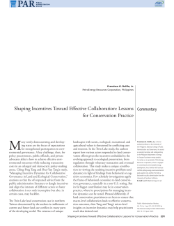 Shaping Incentives Toward Effective Collaboration: Lessons for