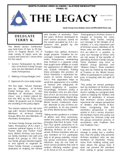 The Legacy - North Florida, District 12 AFG