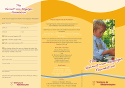 Helmut-von-Kugelgen Foundation :