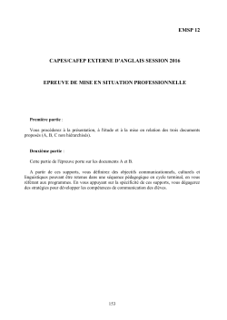 emsp 12 capes/cafep externe d`anglais session 2016 epreuve de