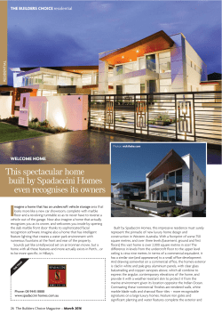 This spectacular home built by Spadaccini Homes