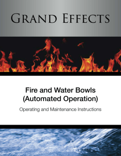 Grand Effects Fire and Water Bowls (Automated Operation