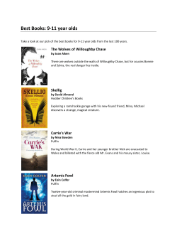 Best Books: 9-11 year olds