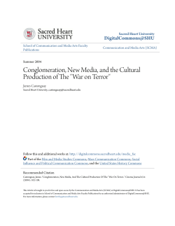 Conglomeration, New Media, and the Cultural Production of The