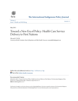 Toward a New Era of Policy