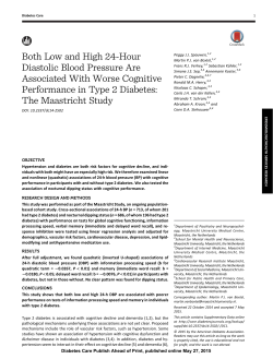 Both Low and High 24-Hour Diastolic Blood Pressure Are