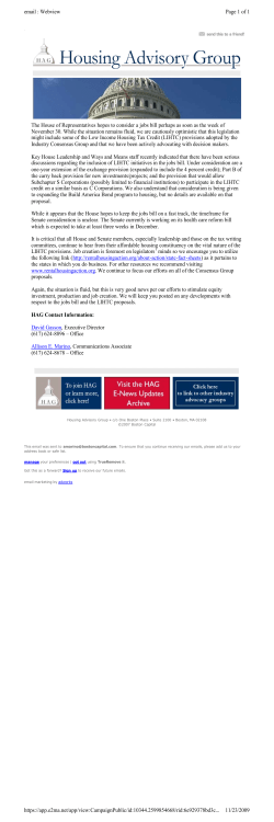 The House of Representatives hopes to consider a jobs bill perhaps