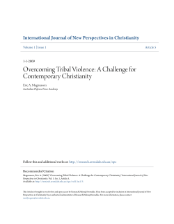 Overcoming Tribal Violence