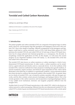 Toroidal and Coiled Carbon Nanotubes