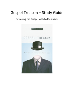 Gospel Treason &ndash; Study Guide