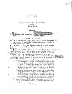otago dock acts amendment.-35-1