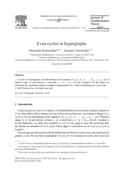 Even cycles in hypergraphs