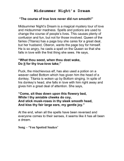 Midsummer Night`s Dream