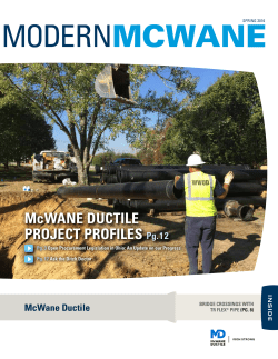 McWANE DUCTILE PROJECT PROFILES Pg.12