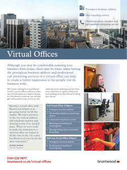 our Virtual Office brochure