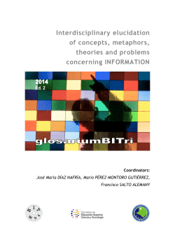 Interdisciplinary elucidation of concepts, metaphors