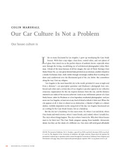 Our Car Culture Is Not a Problem
