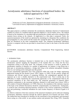 Aerodynamic admittance functions of streamlined bodies: the