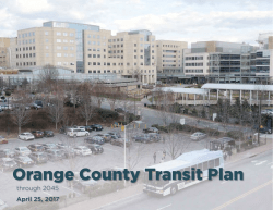 Orange County Transit Plan