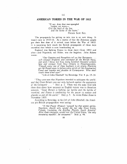 american tories in the war of 1812