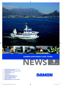 Damen Shipyards Cape Town News January 2013