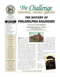 philadelphia railroads - Springfield Township Historical Society