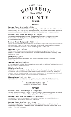 Goose Island Black Friday Menu!