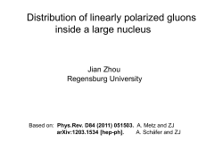 Distribution of linearly polarized gluons inside a large nucleus