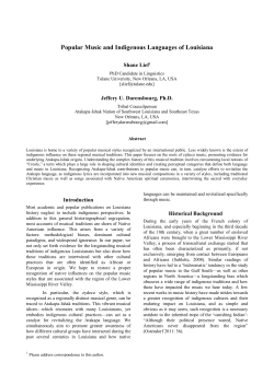 Popular Music and Indigenous Languages in