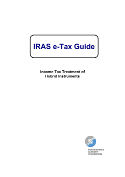 Income Tax Treatment of Hybrid Instruments