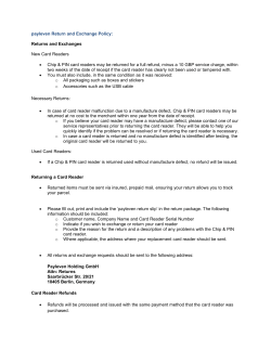 payleven Return and Exchange Policy: Returns and Exchanges