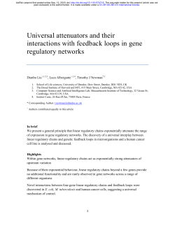 Universal attenuators and their interactions with feedback