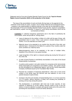 Spanish Family Forum