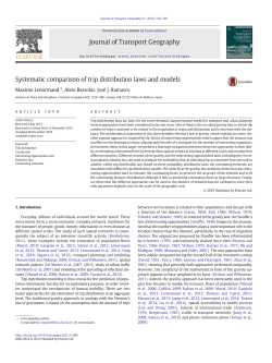 Systematic comparison of trip distribution laws and models